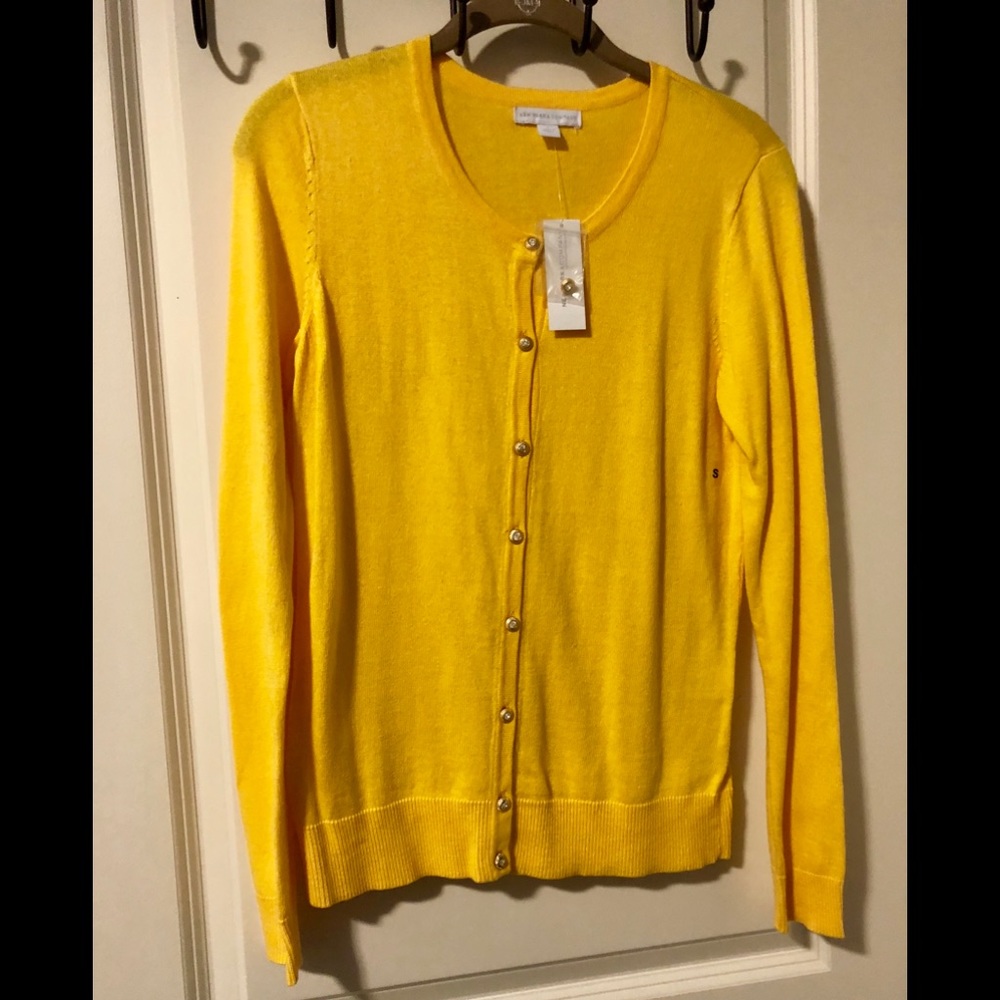 Yellow cardigan sweater - NEW YORK & COMPANY